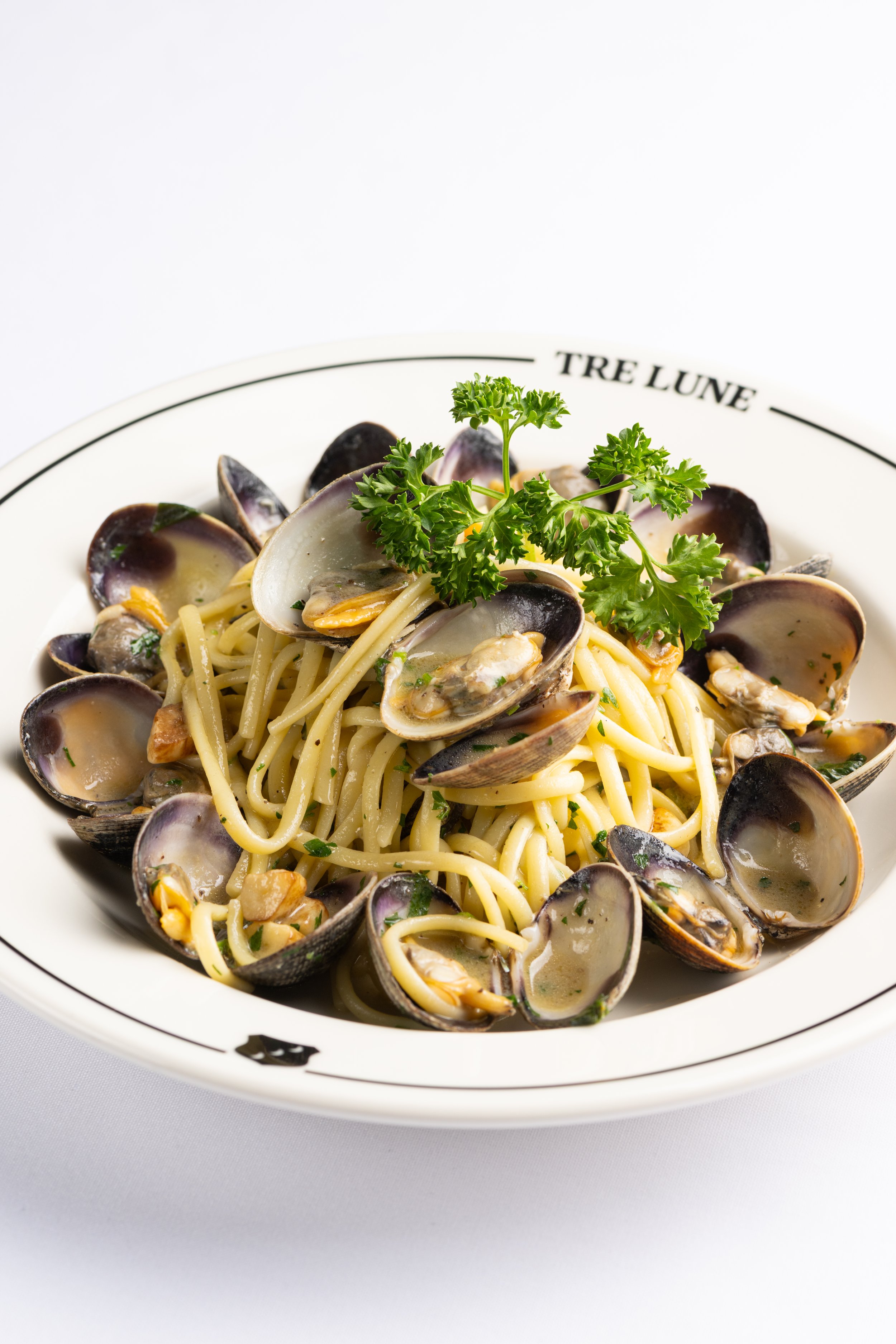 Fresh Manila clams in white wine sauce